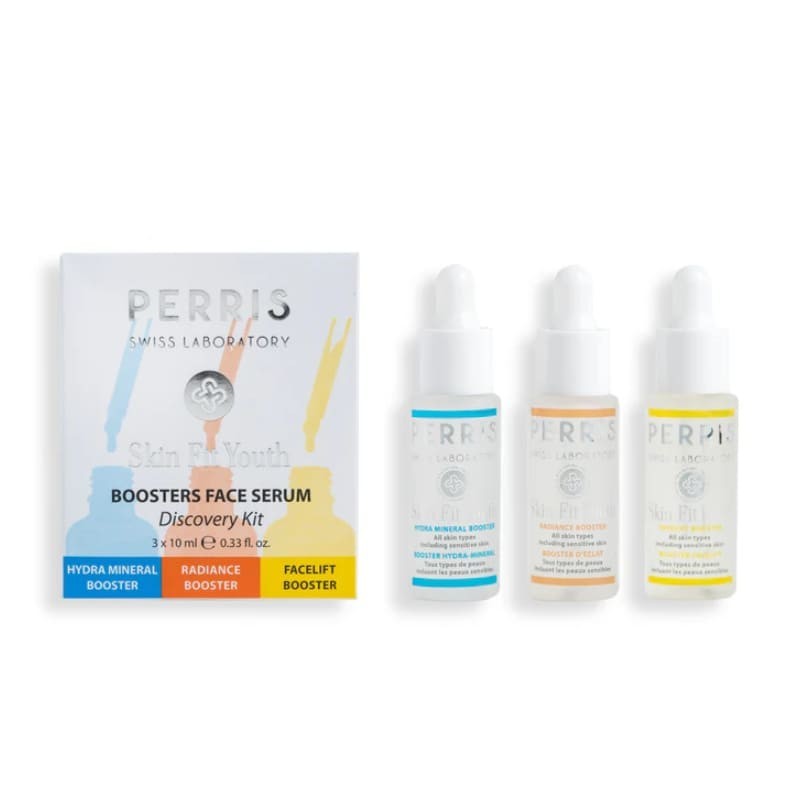 Boosters gezichtsservice Discovery Kit 3 x 10 ml - Perris Swiss Laboratory