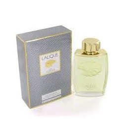 Lalique - despeje homme leão e toilette - homem amaderado.